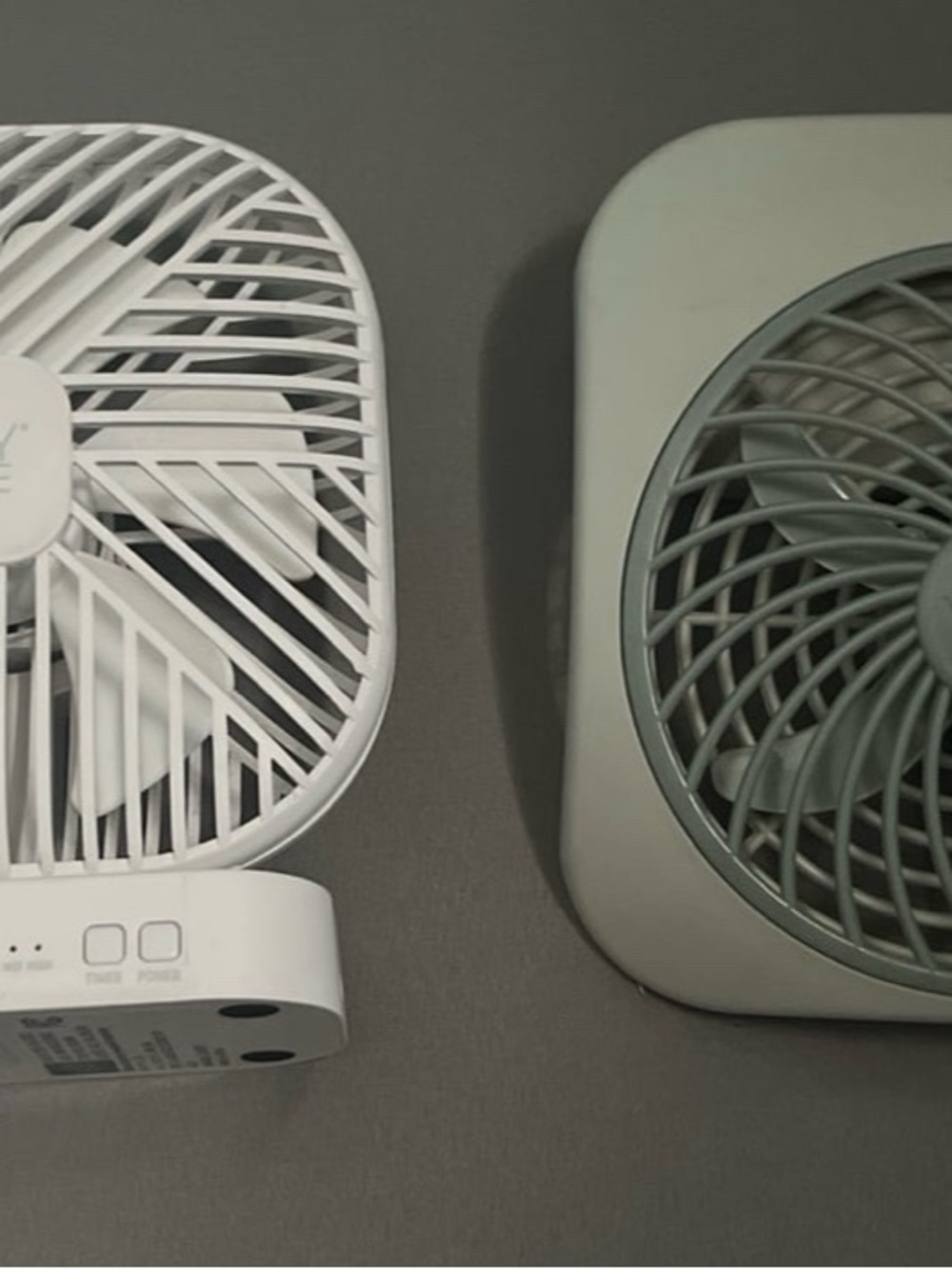 Fans (2) Battery Powered AA/C 5 Inch Portable